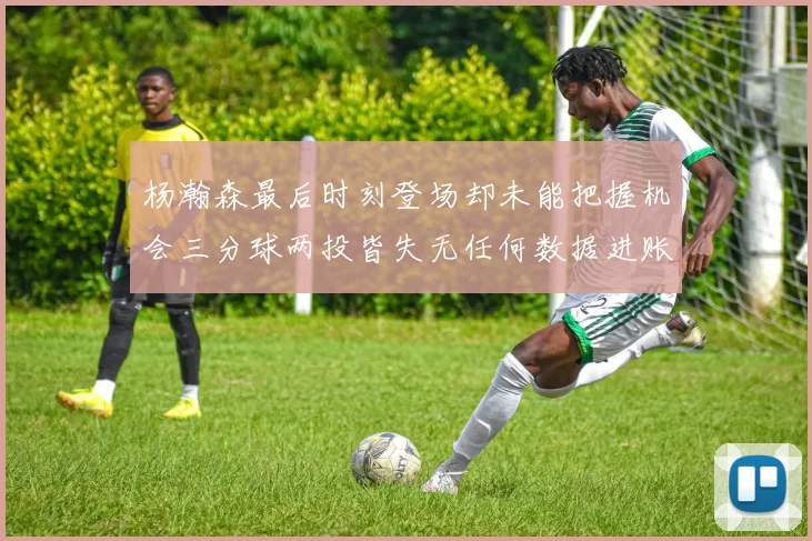 杨瀚森最后时刻登场却未能把握机会三分球两投皆失无任何数据进账